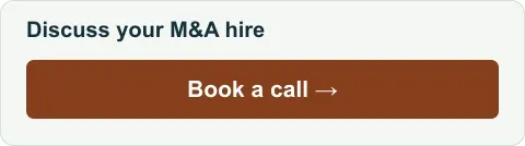 Discuss your M&A hire — Book a call